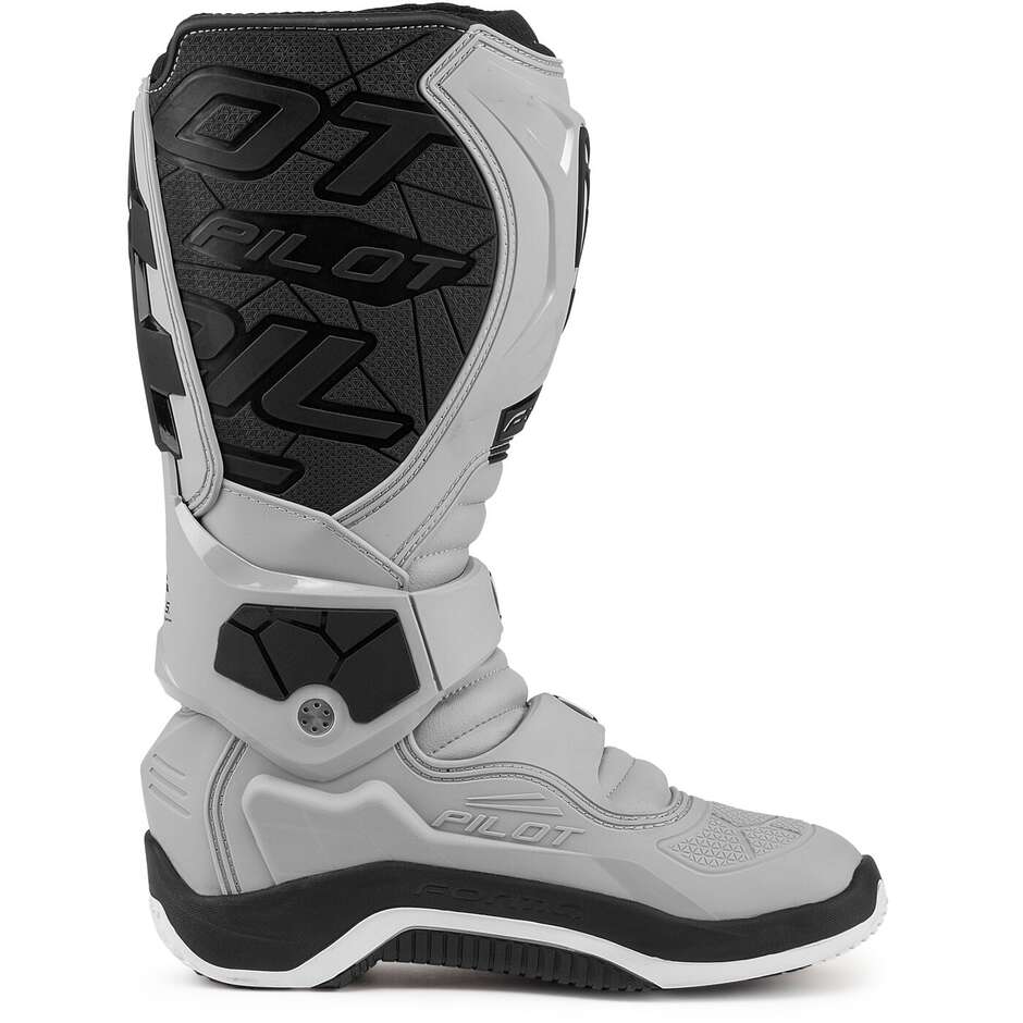 Forma PILOT Grey Nardo Black Cross Enduro MX Motorradstiefel