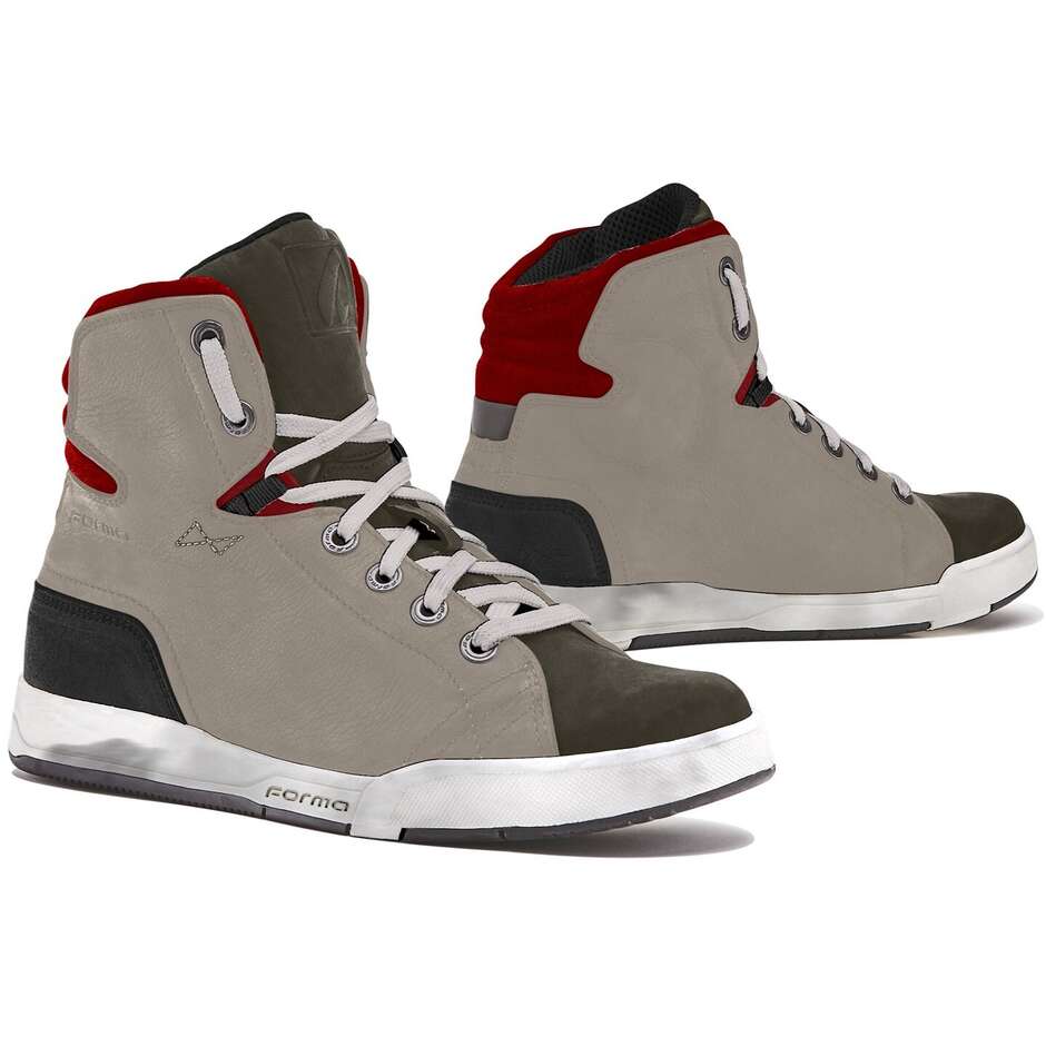 Forma SWIFT Dry Gray Urban Technical Motorcycle Sneakers