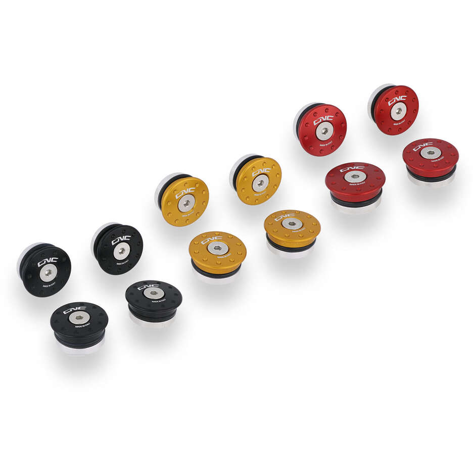 FRAME CAPS DUCATI MULTISTRADA 1200 - small holes CNC Racing TT349 Red