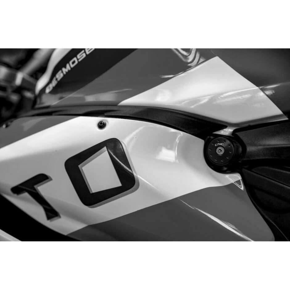 Frame caps Ducati Panigale 899; 959; 1299; V2 CNC Racing TT330 Black