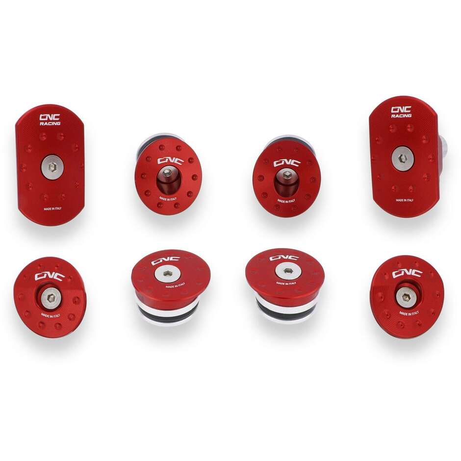 FRAME CAPS MV AGUSTA BRUTALE 1090 CNC Racing TT346 Red