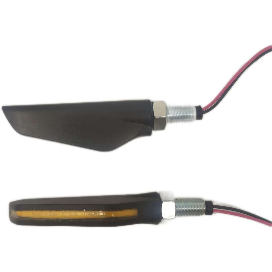 Frecce Sequenziali Moto a Led Indicatori di Direzione Lightech FRE933 Nero