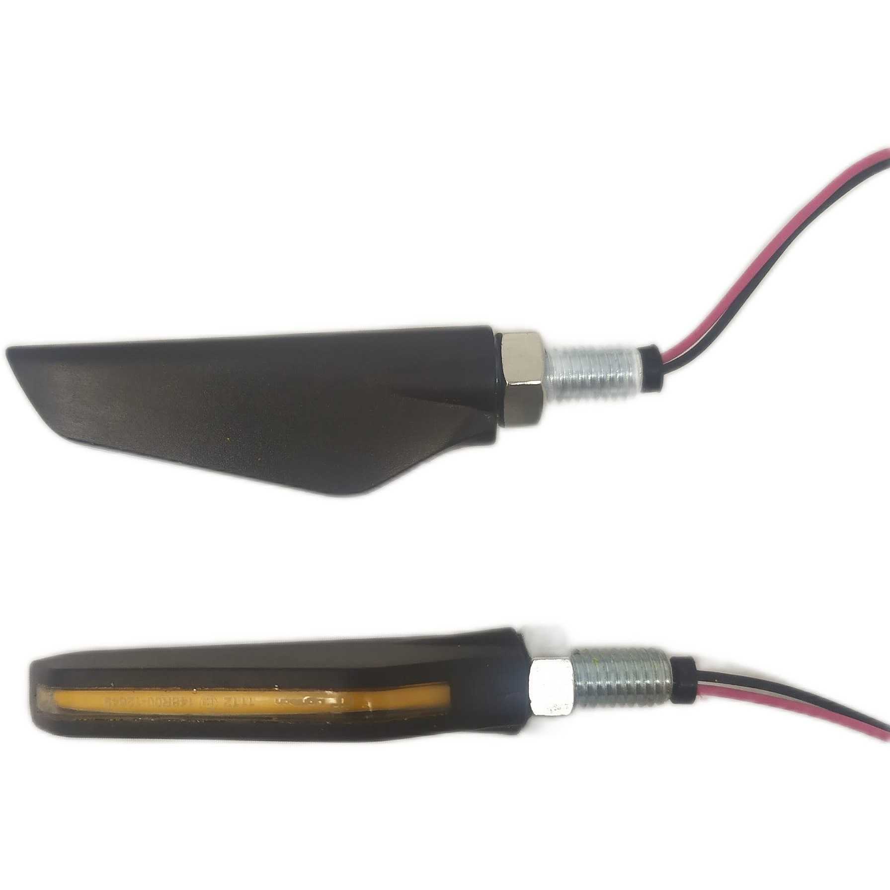 Frecce LED Lightech Sequenziali nero/fumè omologate indicatori direzione moto