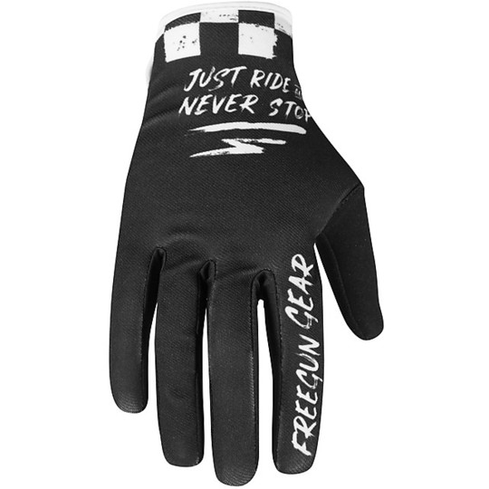 Freegun DEVO SPEED Cross Enduro Motorcycle Gloves Black