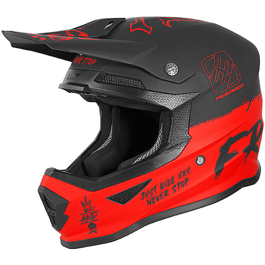Freegun XP4 SPEED Cross Enduro Motorcycle Helmet Matt Red