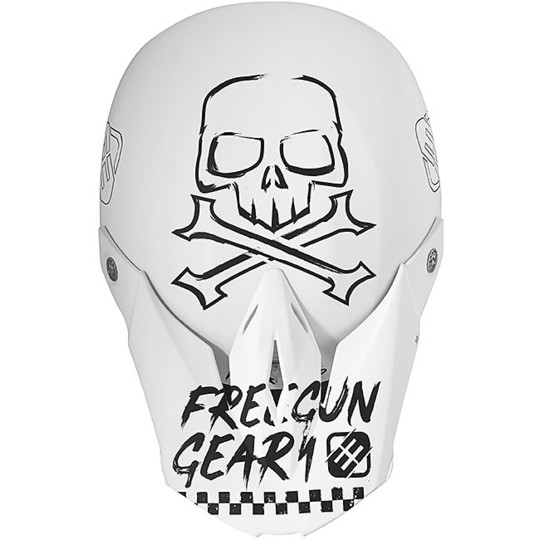 Freegun XP4 SPEED Cross Enduro Motorcycle Helmet Matt White