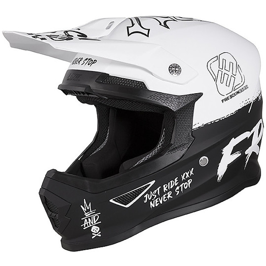 Freegun XP4 SPEED Cross Enduro Motorcycle Helmet Matt White
