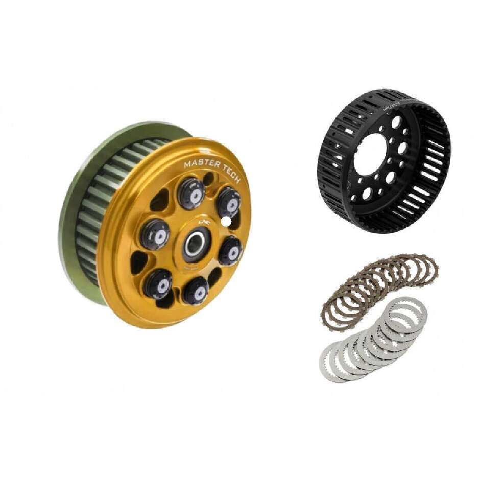 FRIZIONE ANTISALTELLAMENTO MASTER TECH COMPLETA - 48 DENTI SINTERIZZATI CNC Racing FR371 Oro