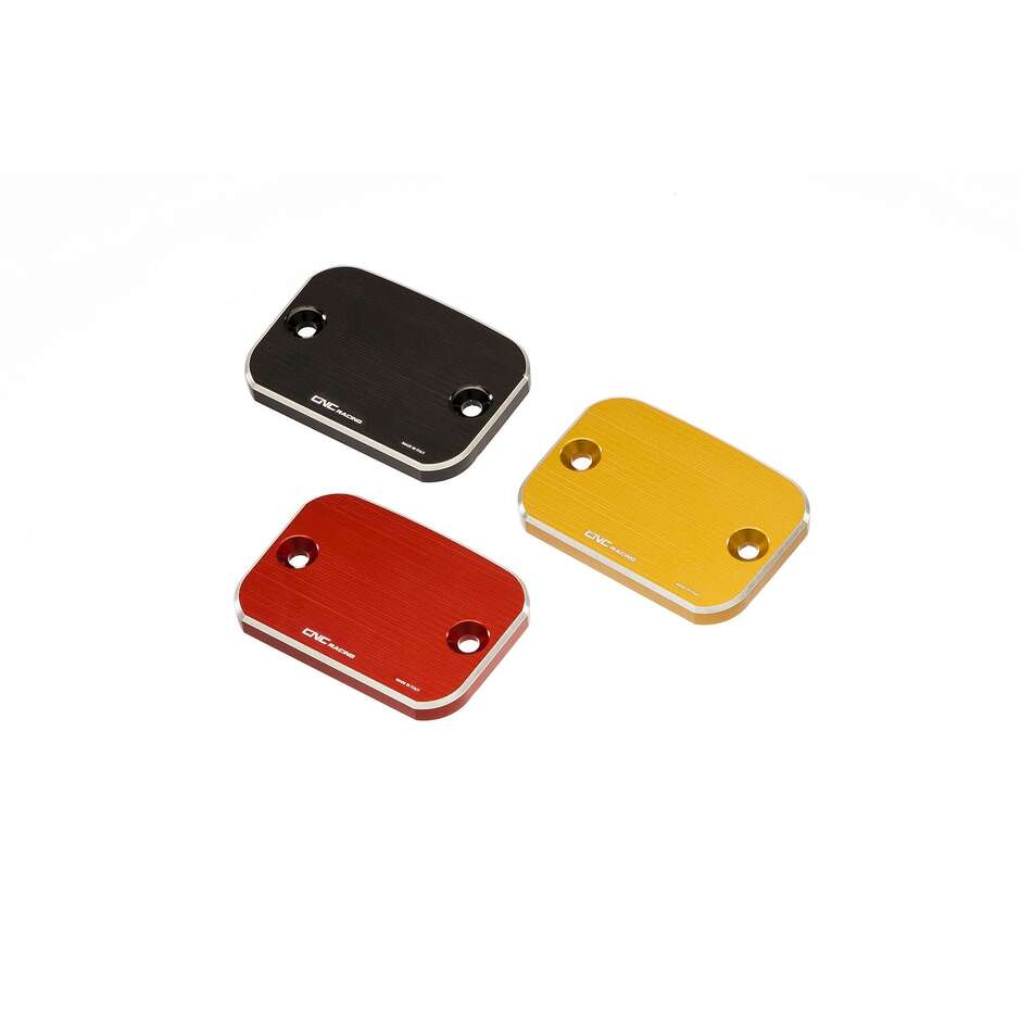 Front Brake Fluid Reservoir Cap - BICOLOR CNC Racing TF601 Red Silver