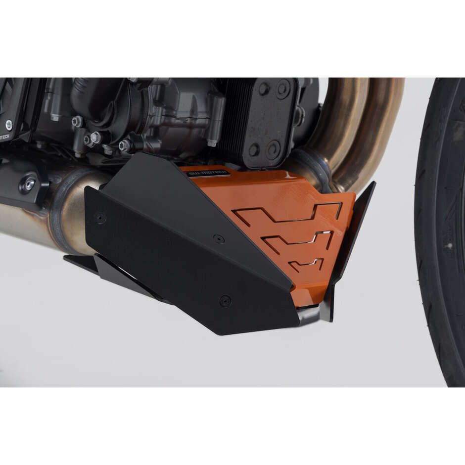 Front Spoiler Orange / Black Sw-Motech MSS.04.994.10000 For KTM 990 Duke (23-)