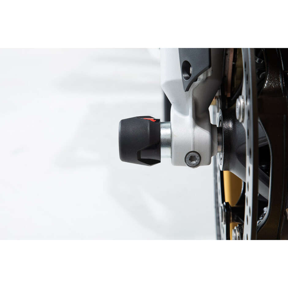 Front Wheel Axle Protection Kit Black STP.07.176.10204/B For BMW R 1200 GS / RT, R 1250 GS / RT