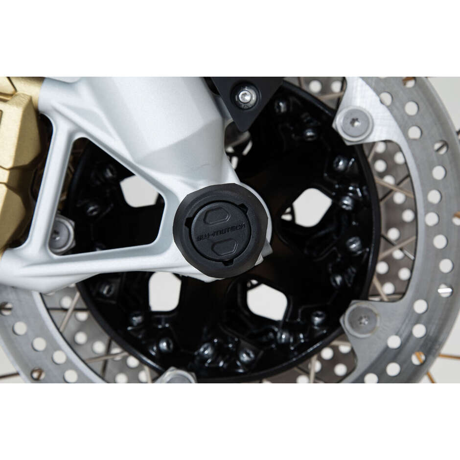 Front Wheel Axle Protection Kit Black STP.07.176.10204/B For BMW R 1200 GS / RT, R 1250 GS / RT