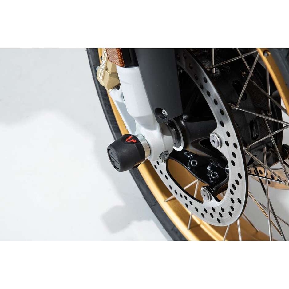 Front Wheel Axle Protection Kit Black STP.07.176.10204/B For BMW R 1200 GS / RT, R 1250 GS / RT