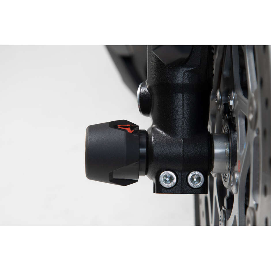 Front Wheel Axle Protector Kit Black STP.06.176.10501/B For Yamaha YZF-R1 (15-) / YZF-R6 (16-)