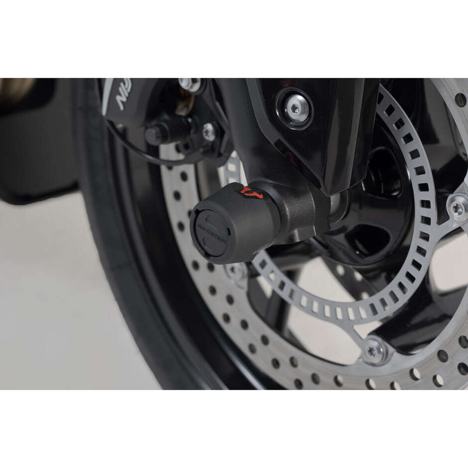 Front Wheel Axle Protector Kit Black STP.11.176.10501/B For Street Triple/Daytona/Tiger 660/Trident