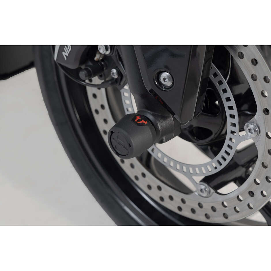 Front Wheel Axle Protector Kit Black STP.11.176.10501/B For Street Triple/Daytona/Tiger 660/Trident