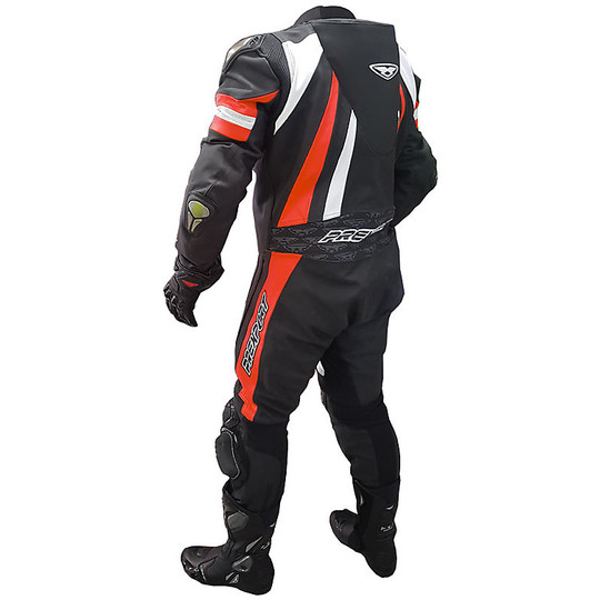Full 1pcs Motorcycle Suit In Prexport Monza Professional Leather Black White Red