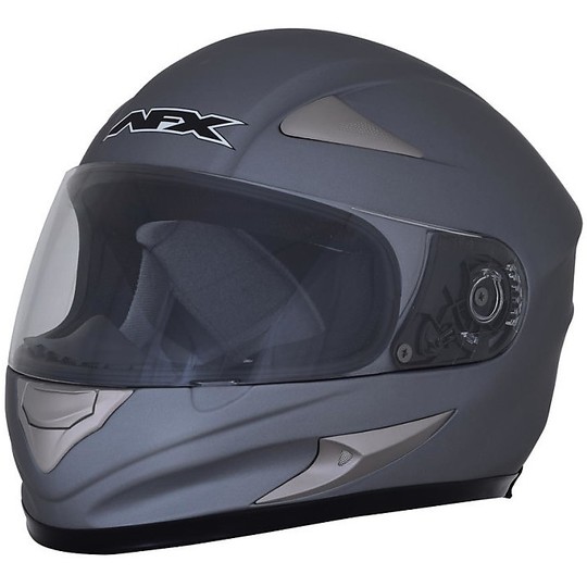 Full AFX FX-90e Solid Gray Frost Helmet