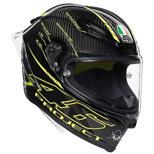 Full Carbon Motorcycle Helmet AGV PISTA GP R Top PROJECT 46 3.0