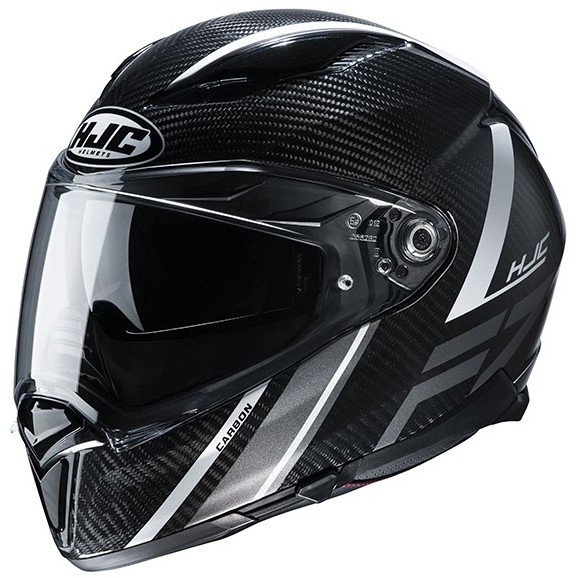 Full Carbon Motorcycle Helmet HJC F70 Carbon ESTON MC5 Gray