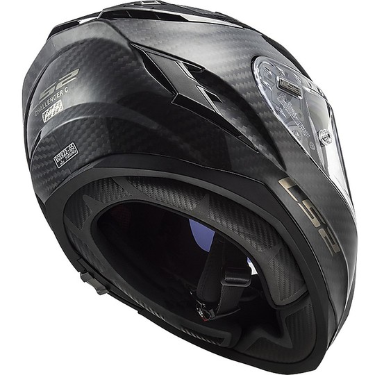 Full Carbon Motorcycle Helmet LS2 FF327 CHALLENGER CT2 Carbon