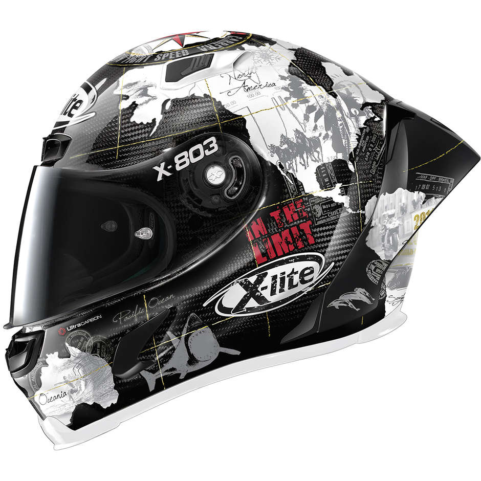 Full Carbon Motorcycle Helmet X-Lite X-803 RS UC CHECA 060