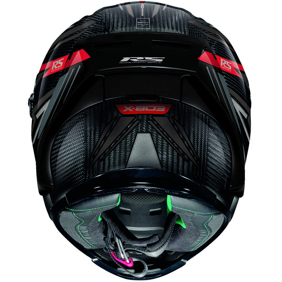 Full Carbon Motorcycle Helmet X-Lite X-803 RS UC DECEPTION 076 Red