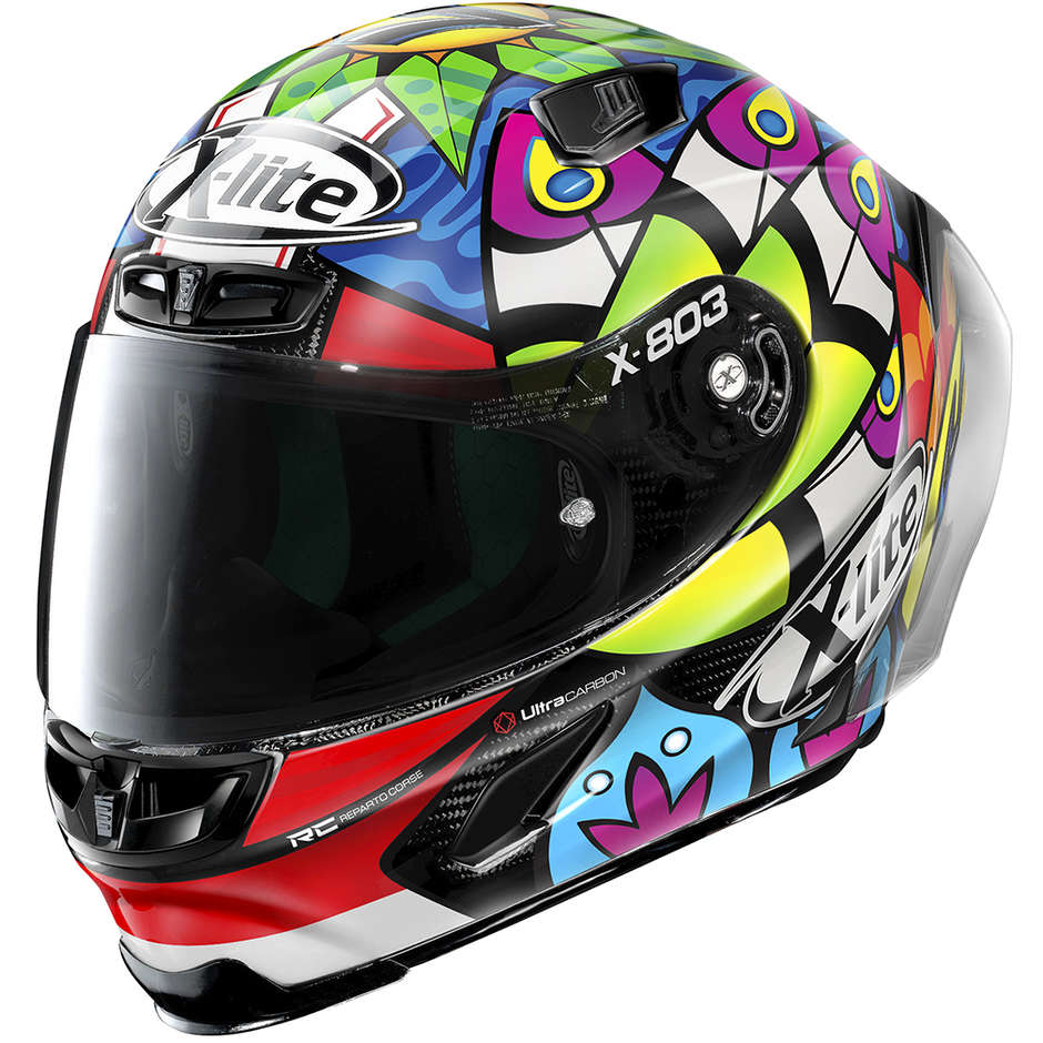 Full Carbon Motorcycle Helmet X-Lite X-803 RS Ultra Carbon REPLICA 029 C. Davies