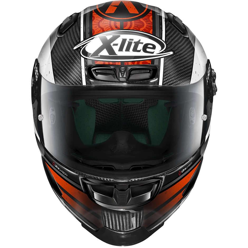 Full Carbon Motorcycle Helmet X-Lite X-803 RS Ultra Carbon REPLICA 030 A. Canet