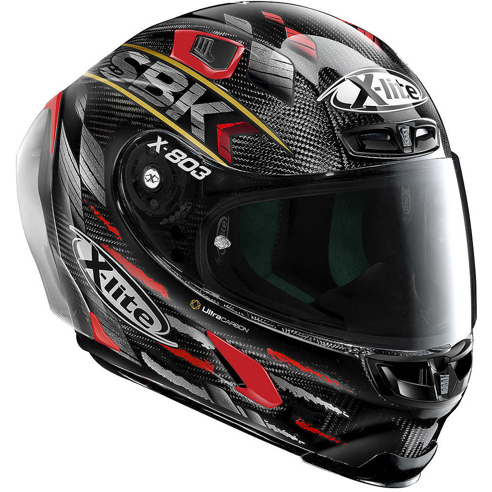 X-Lite X-803 RSカーボン SBK XL(61-62) 89 Full Carbon Motorcycle Helmet X-Lite X-803 RS Ultra Carbon SBK 032