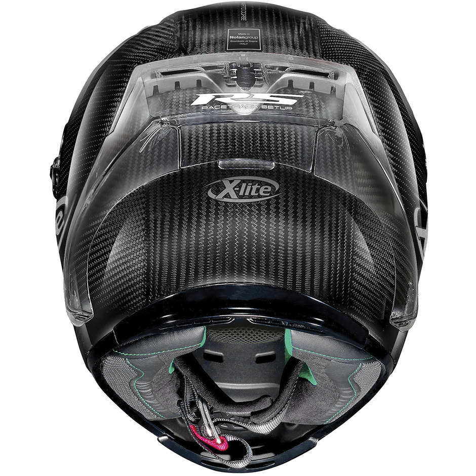 Full Carbon Motorcycle Helmet X-Lite X-803 RS Ultra Carbon SILVER EDITION 044