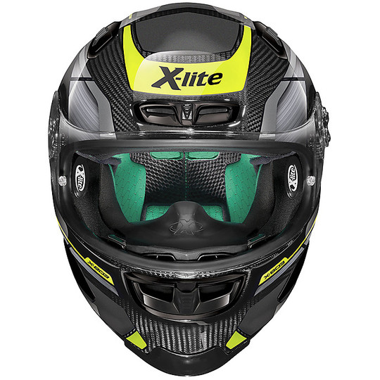 Full Carbon Motorcycle Helmet X-Lite X-803 Ultra Carbon Agile 046 Yellow