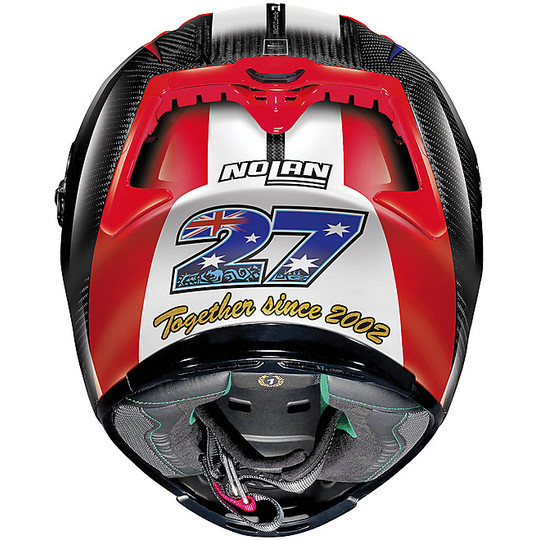 Full Carbon Motorcycle Helmet X-Lite X-803 Ultra Carbon Replica 026 C. Stoner Together