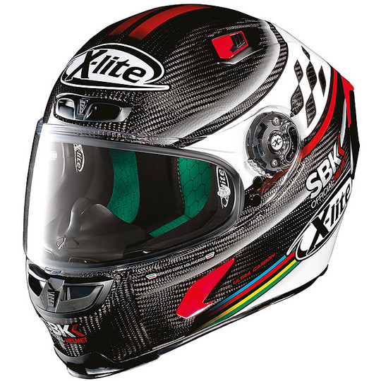 Full Carbon Motorcycle Helmet X-Lite X-803 Ultra Carbon SBK