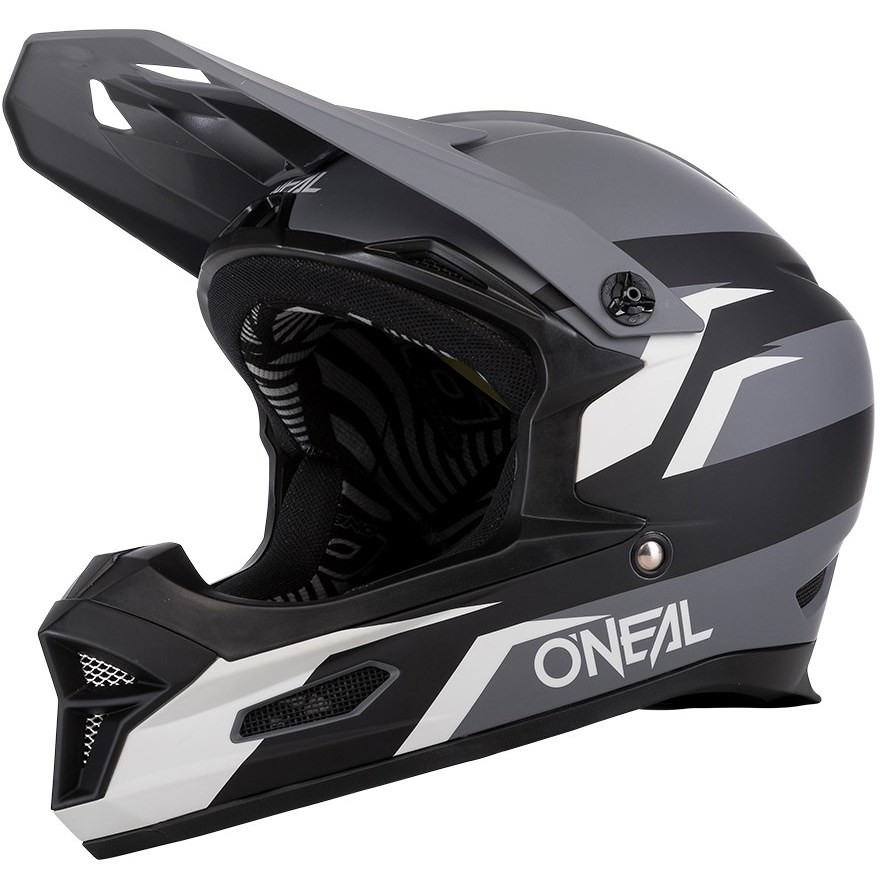 Full Face Bike Helmet Mtb eBike Oneal Fury Stage Black Gray