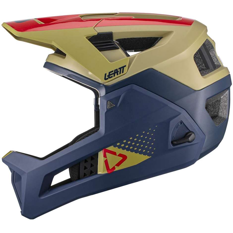 Full Face Bike Helmet Mtb Enduro Leatt 4.0 V21.1 Sand