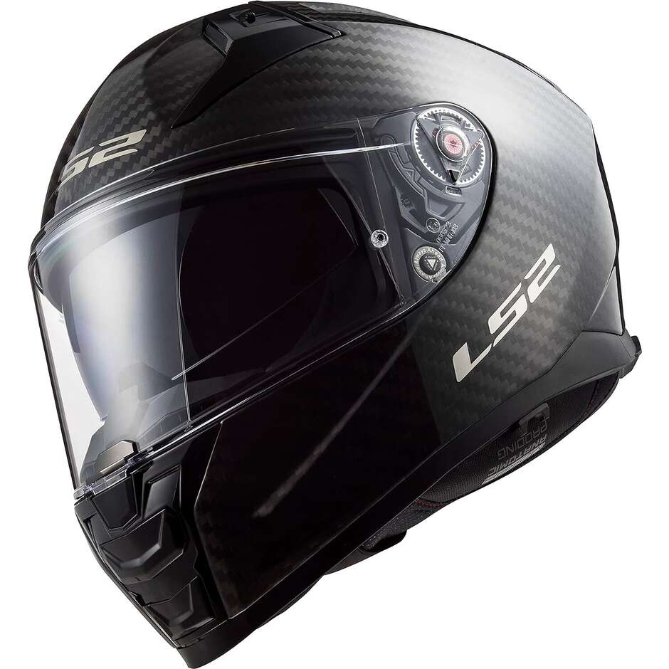 Full Face Carbon Motorcycle Helmet Ls2 FF811 VECTOR II C CARBON Glossy