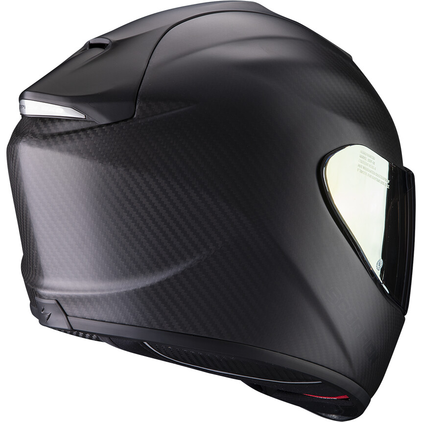 Full Face Carbon Motorcycle Helmet Scorpion EXO-1400 EVO 2 CARBON AIR Solid Matt Black