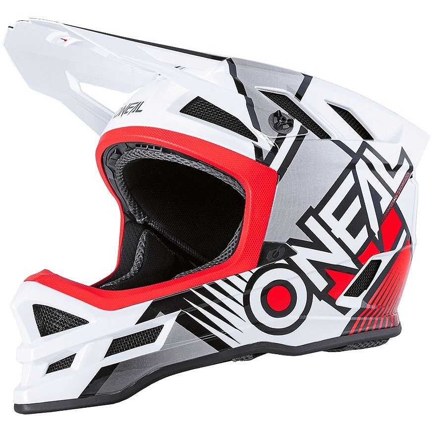 Full Face Helm Fahrrad Mtb eBike Oneal Blade Delta Wei Rot Online-Verkauf  - Outletmoto.eu