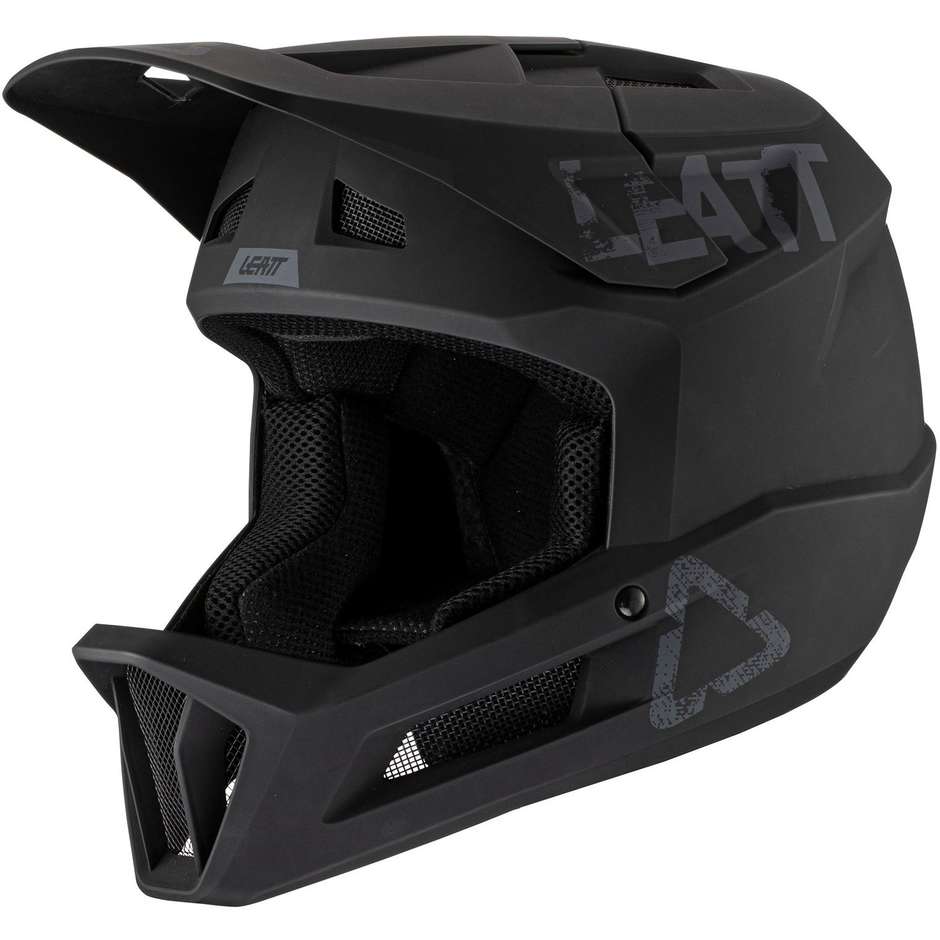 Full Face Helmet Bike Mtb eBike Leatt 1.0 DH V21.1 Black