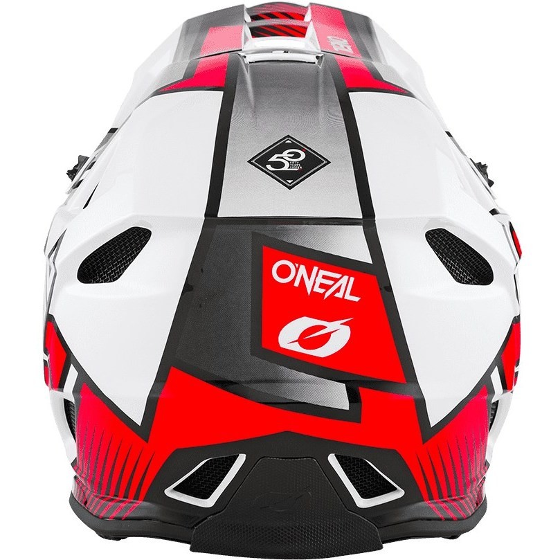 Full Face Helmet Bike Mtb eBike Oneal Blade Delta White Red