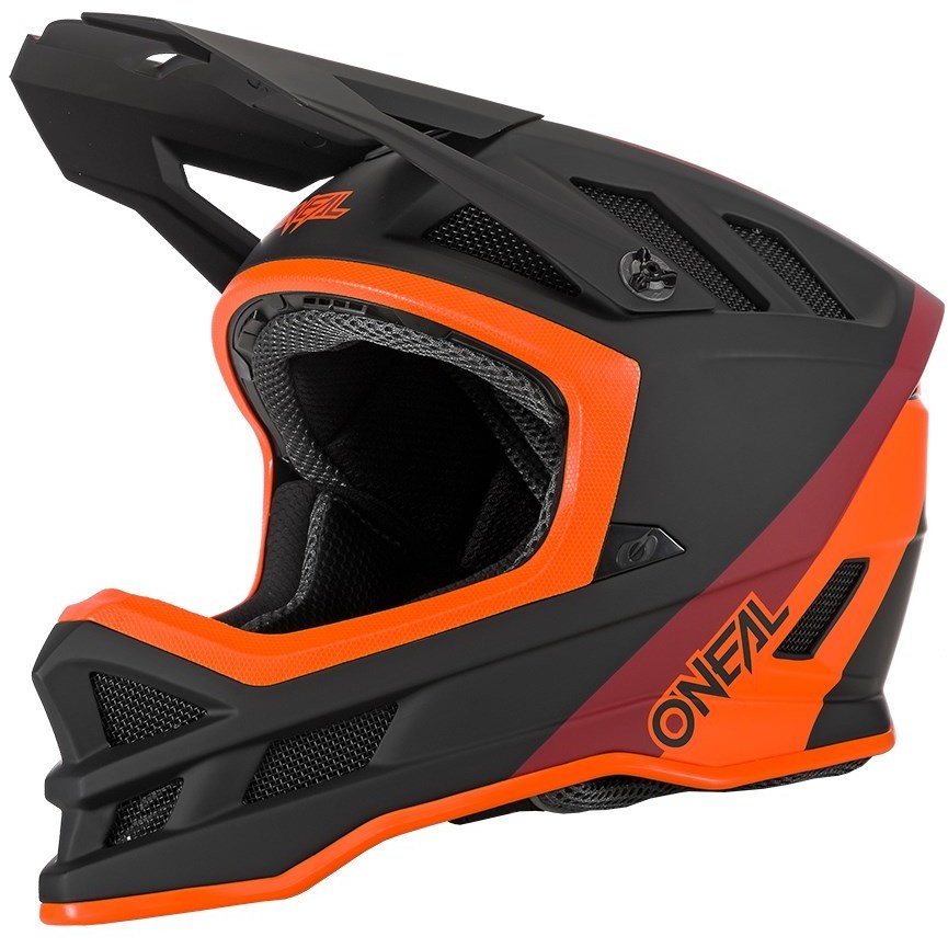Full Face Helmet Bike Mtb eBike Oneal Blade V.22 Charger Orange Red