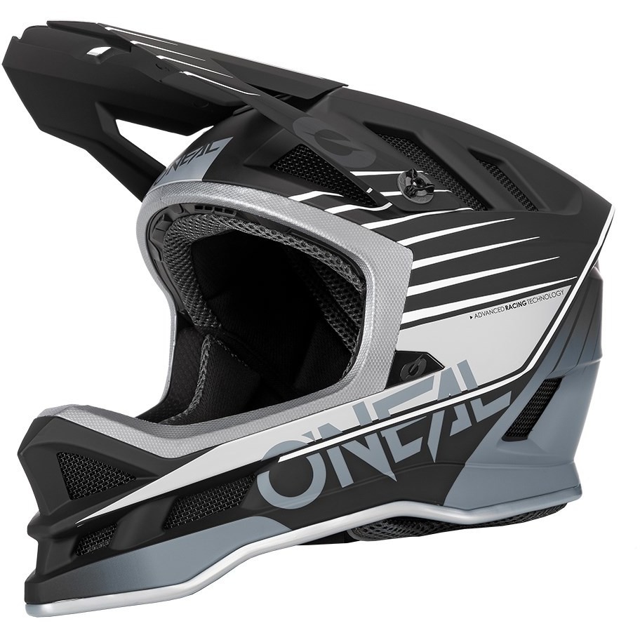 Full Face Helmet Bike Mtb eBike Oneal Blade V.22 Polyacrylite Ace Black gray