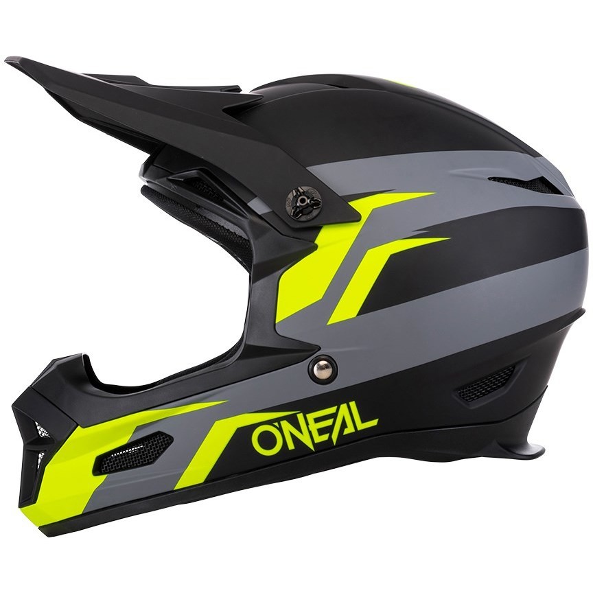 Full Face Helmet Bike Mtb eBike Oneal Fury Stage Black Yellow