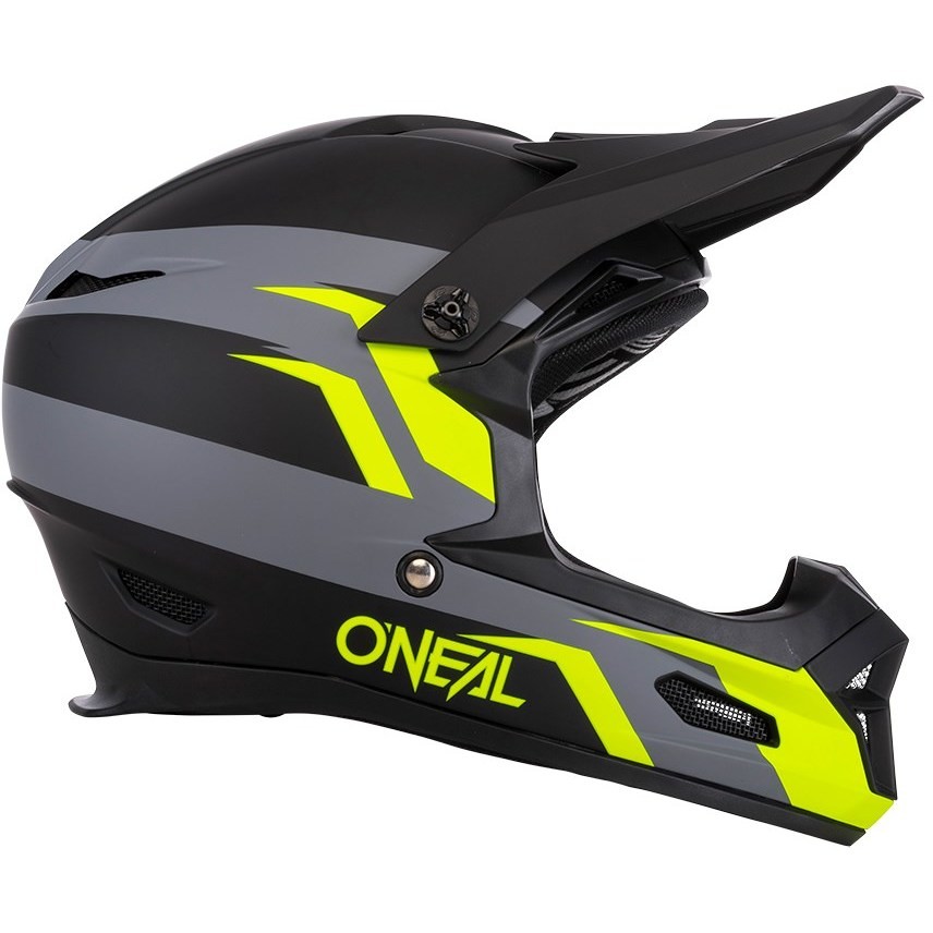 Full Face Helmet Bike Mtb eBike Oneal Fury Stage Black Yellow