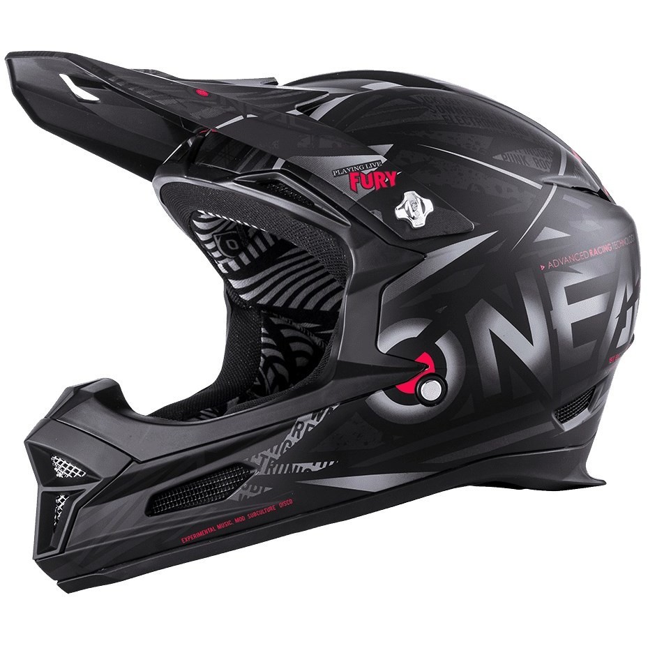 Full Face Helmet Bike Mtb eBike Oneal Fury Synthy Black