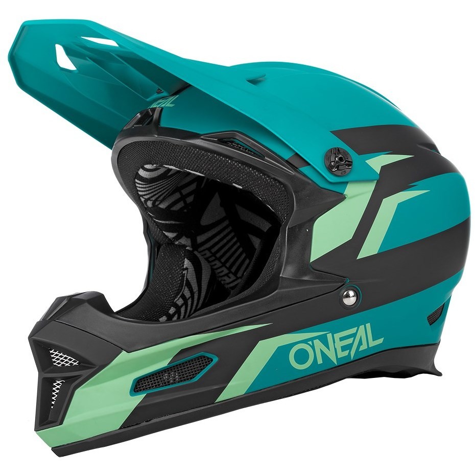 Full Face Helmet Bike Mtb eBike Oneal Fury V.22 Stega Black Blue