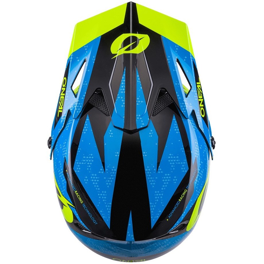 Full Face Helmet Bike Mtb eBike Oneal Sonus Deft Blue Yellow