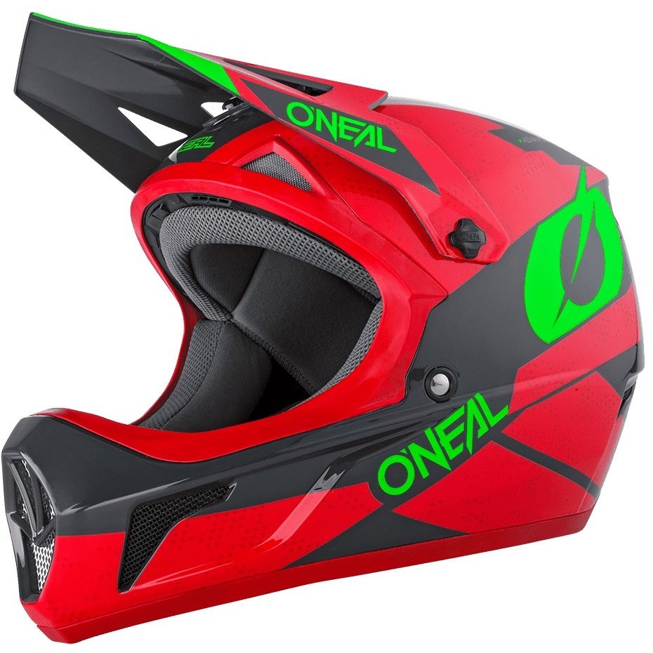Full Face Helmet Bike Mtb eBike Oneal Sonus Deft Red Green