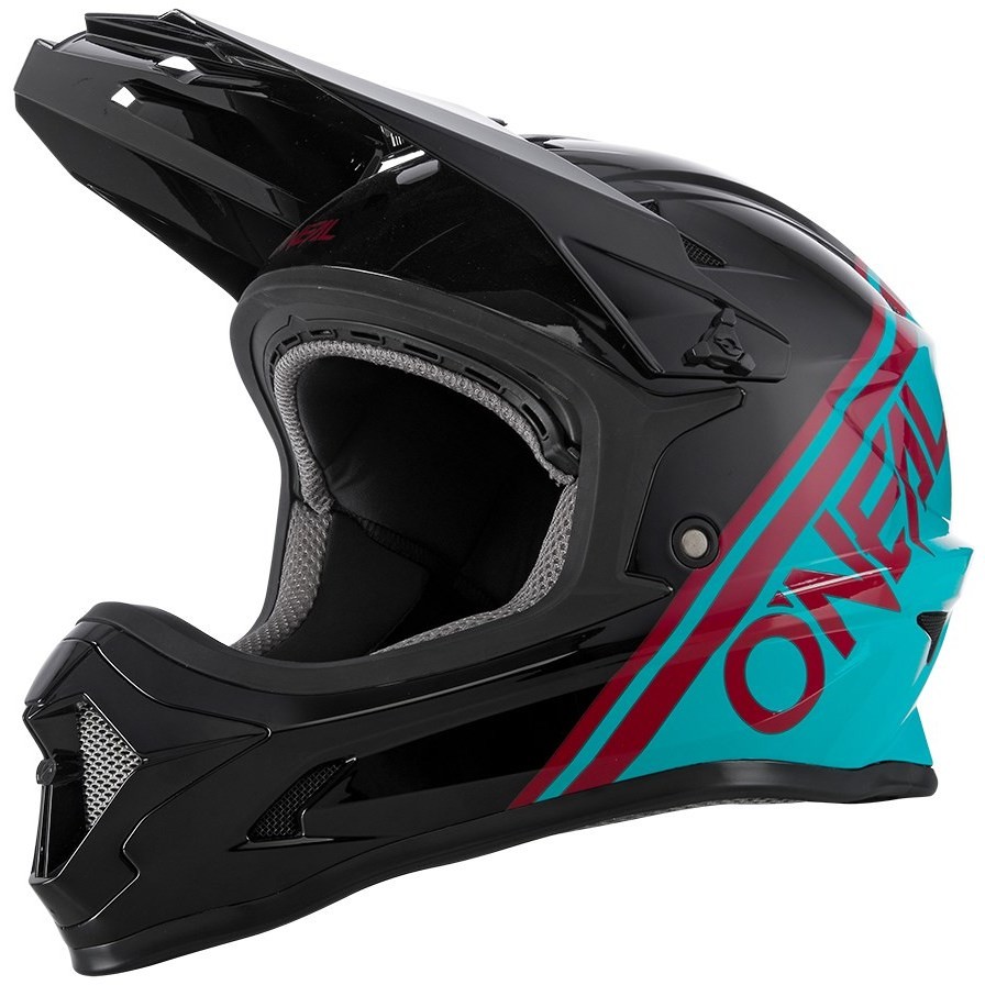 Full Face Helmet Bike Mtb eBike Oneal Sonus Split Black Blue